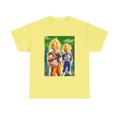 Goku and Vegeta Powering Up With Blunts