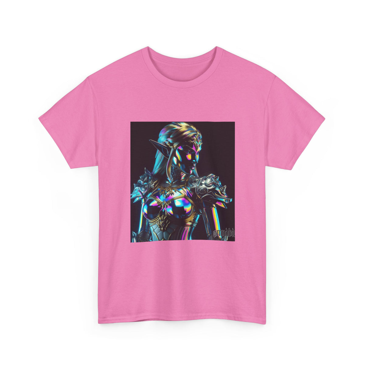 Holographic Elf Princess Chrome Armor Tee