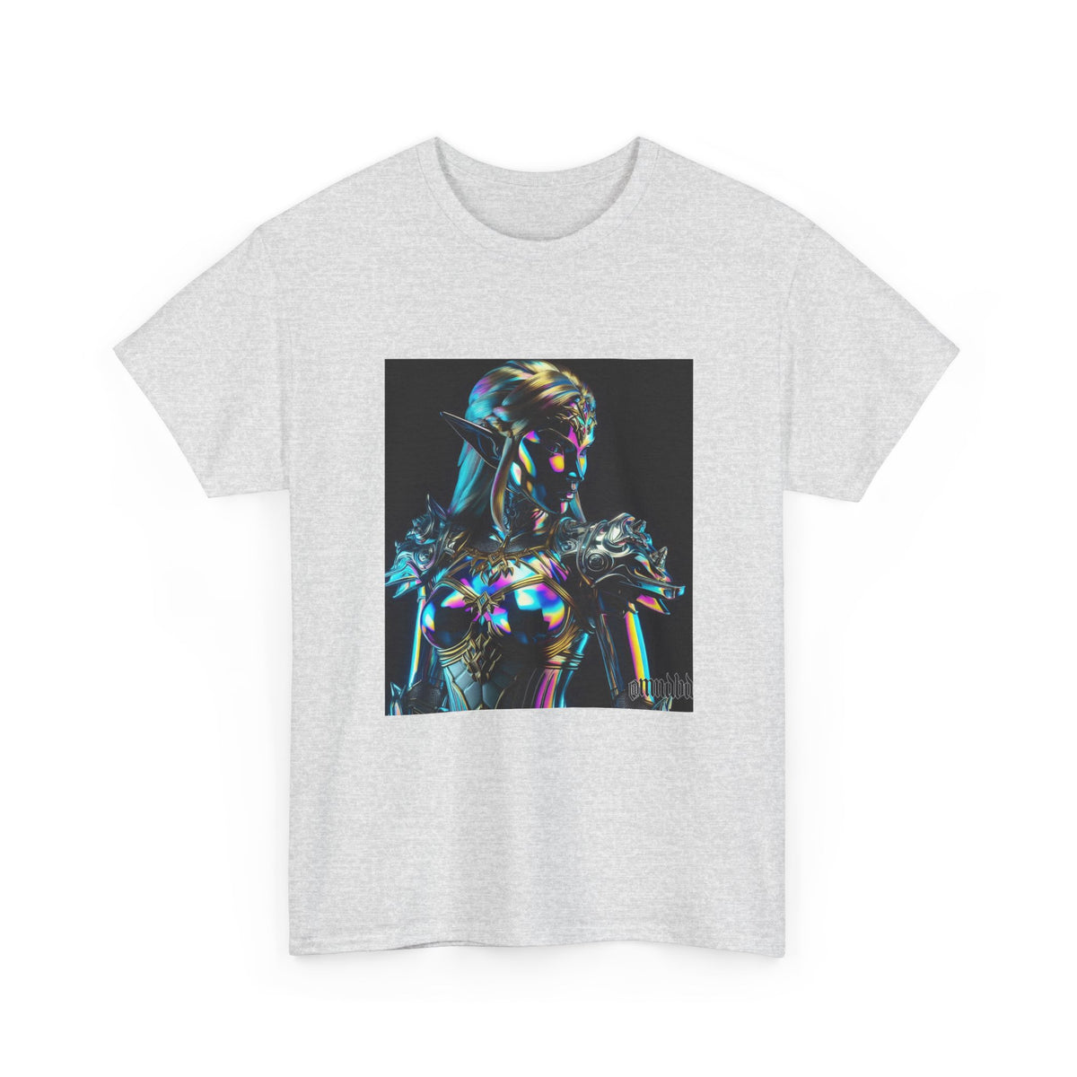 Holographic Elf Princess Chrome Armor Tee
