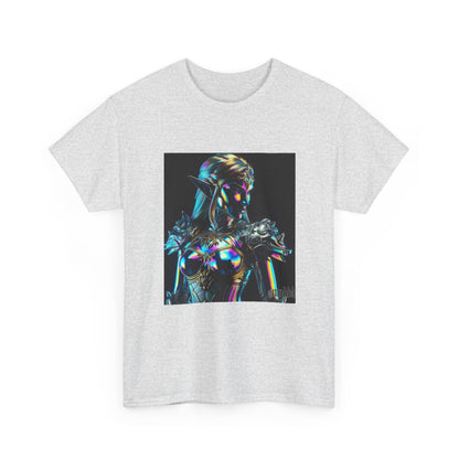 Holographic Elf Princess Chrome Armor Tee