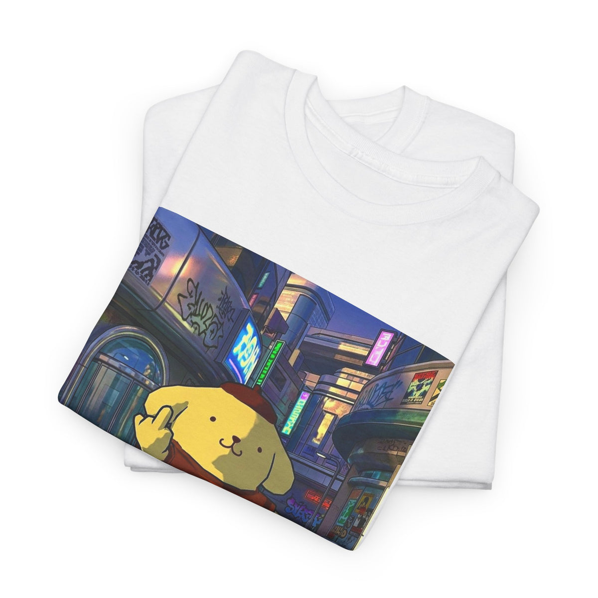 Pompompurin Flips Off The City