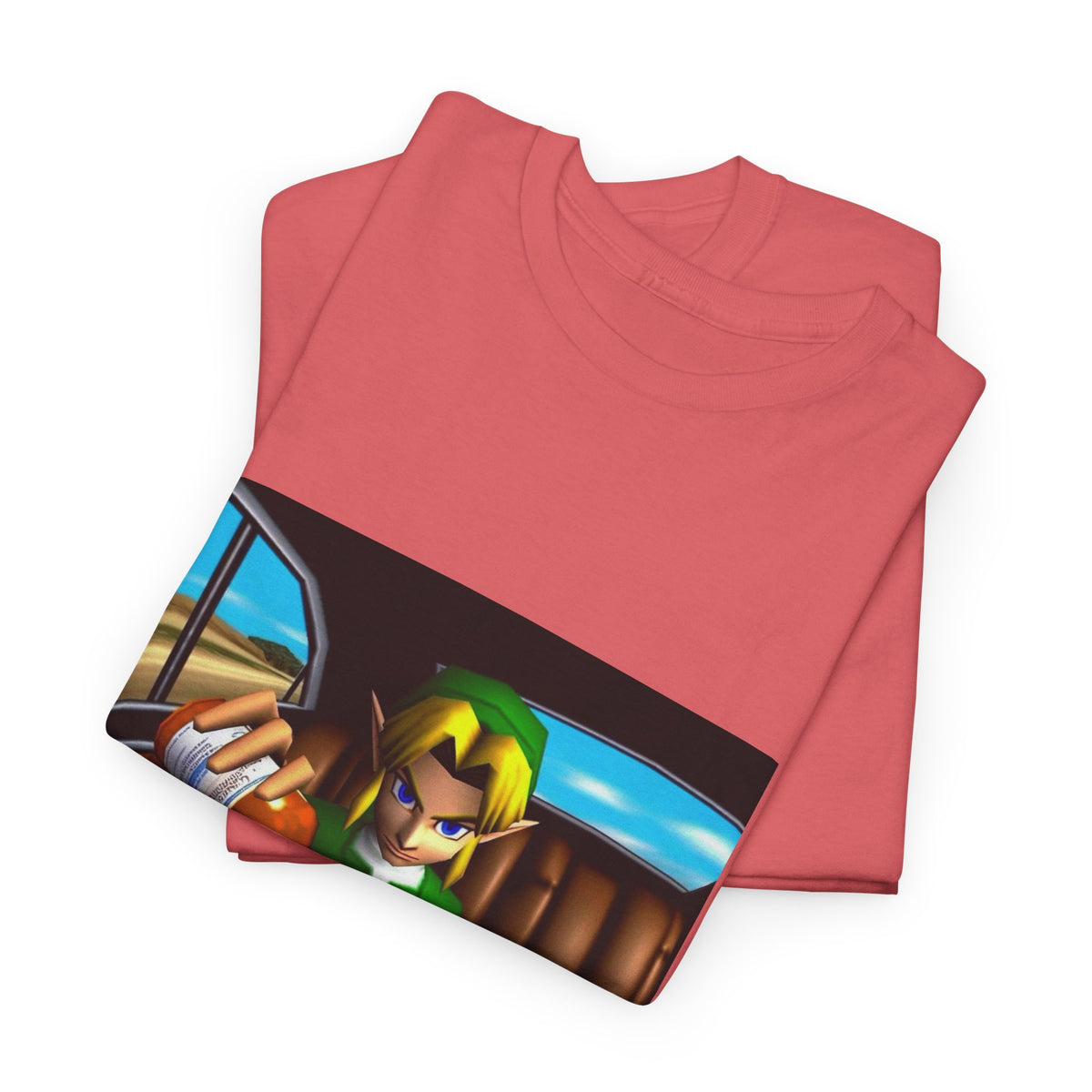 N64 Link Pouring Purple Lean Tee
