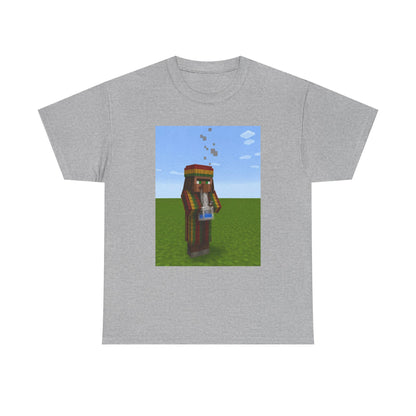 Rasta Minecraft Villager Smoking Tee