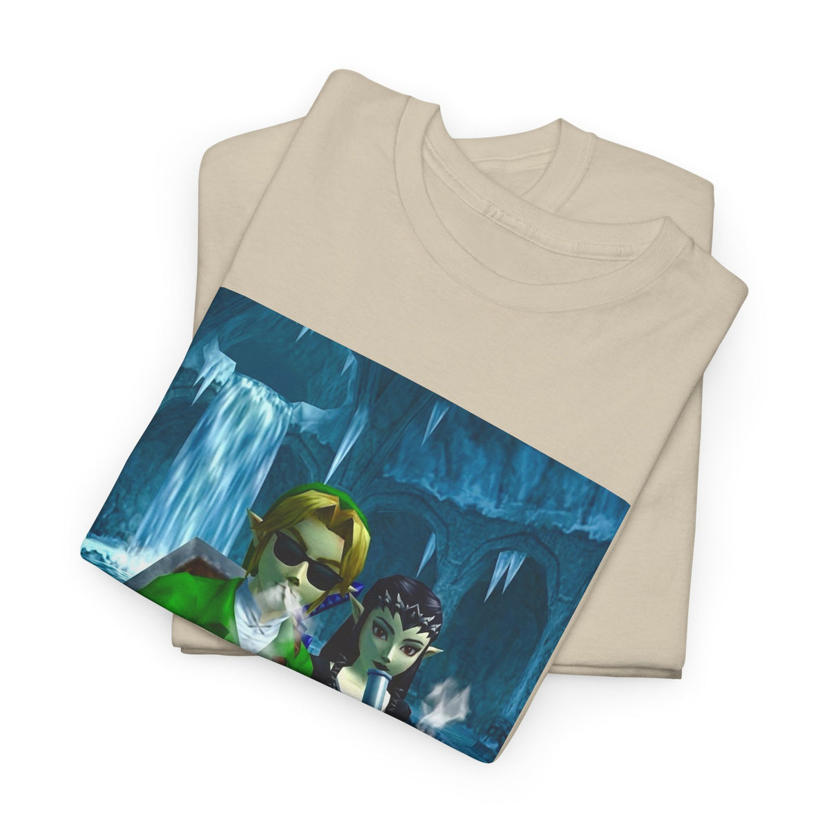 Hero and Dark Princess Chillin' in Ice Cave