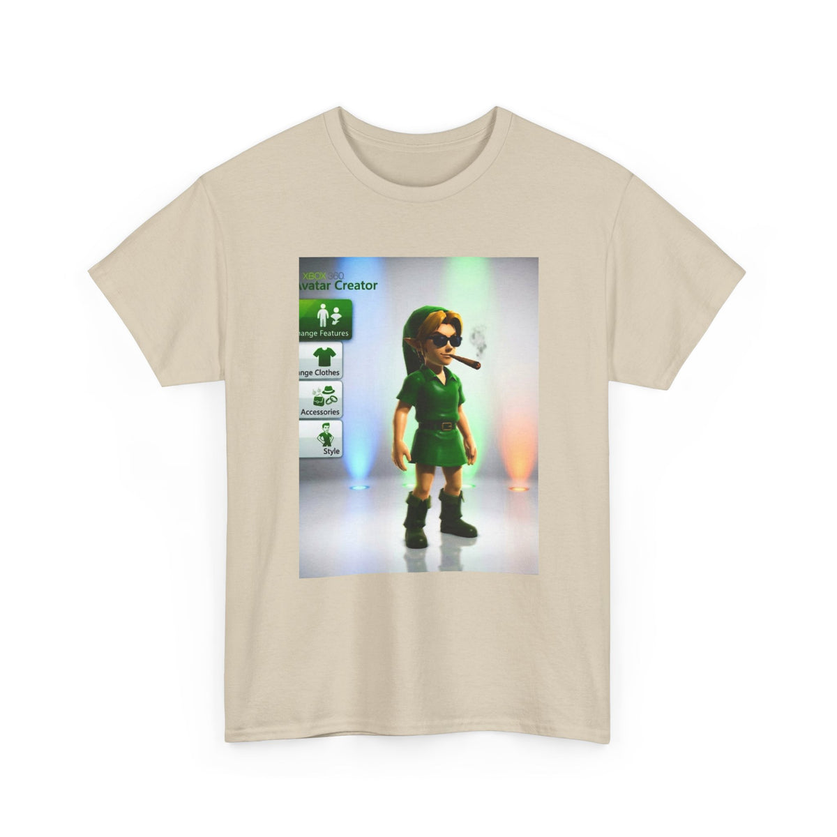 Xbox Avatar Link Smoking Blunt Tee
