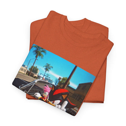 Shadow The Hedgehog Driving With Attitude Tee