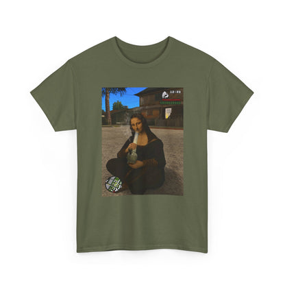 Mona Lisa Hitting The Bong Tee