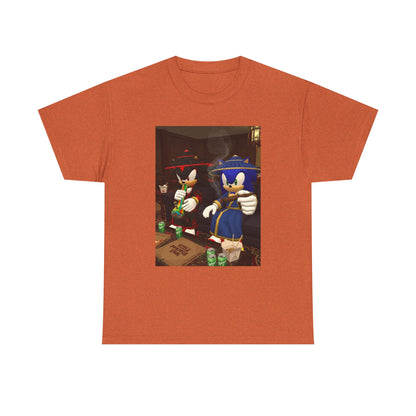 Shadow and Sonic Smoking Chill Tee