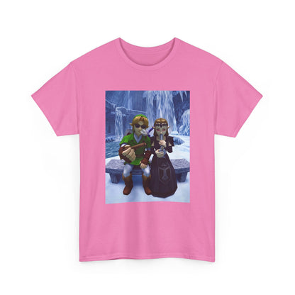 Link And Zelda Chilling In Ice Palace