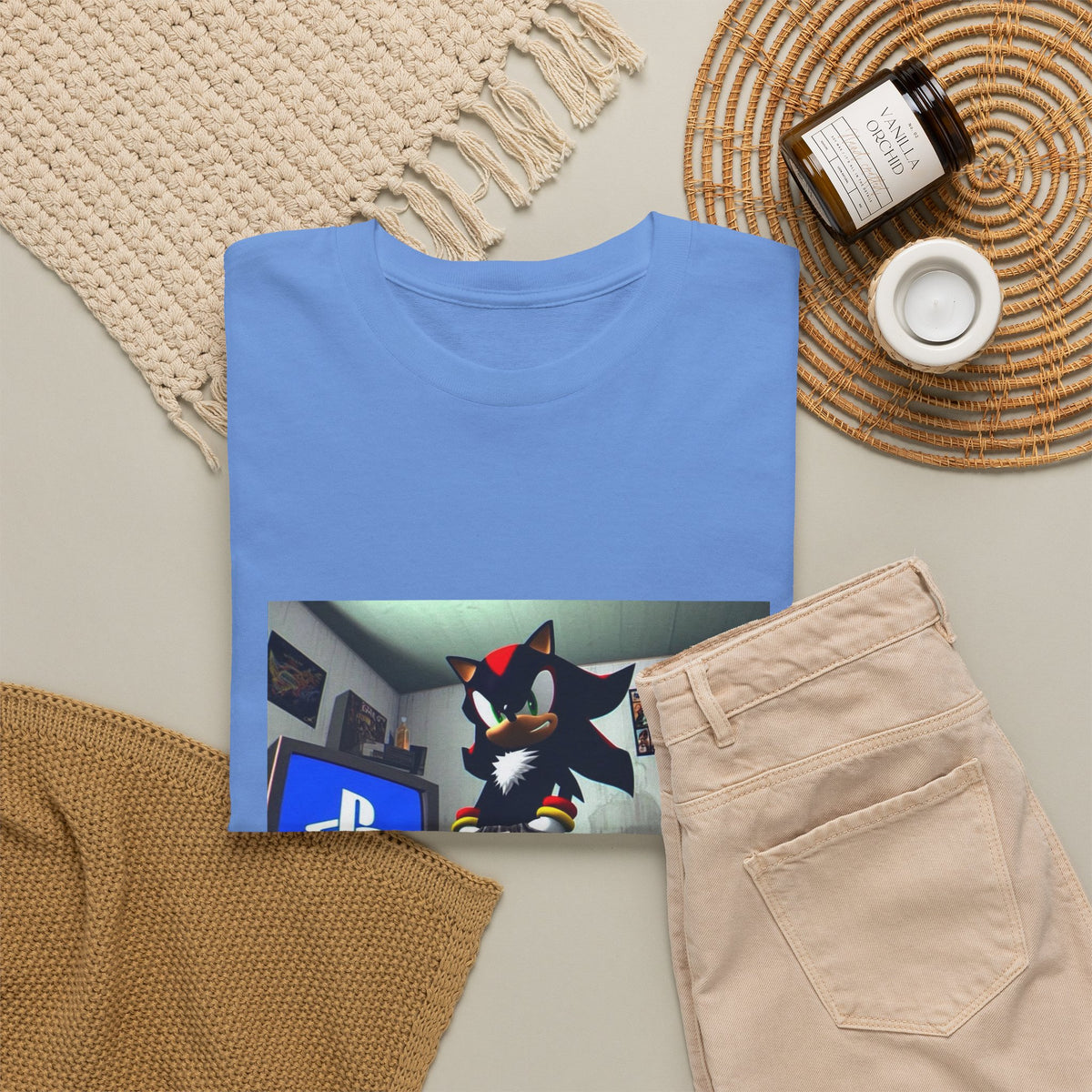 Shadow The Hedgehog's Y2K Drip Tee