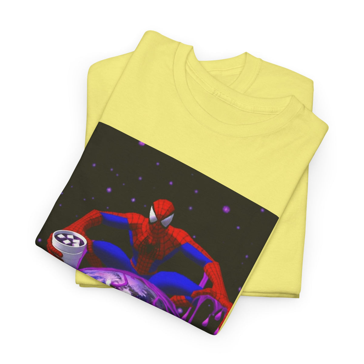 Spider-Man Pouring Lean On Earth