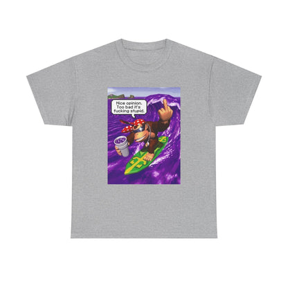 Donkey Kong Surfing Purple Wave Middle Finger