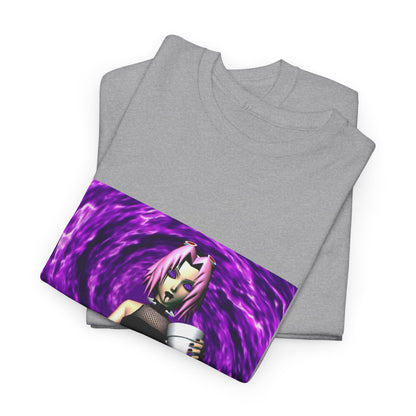 Goth Sakura With Purple Drank Tee