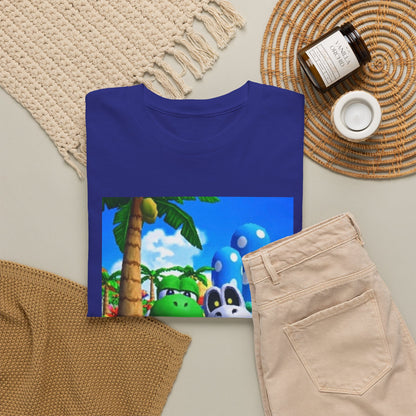 Yoshi And Dry Bones Flipping The Bird Tee (Design 6)