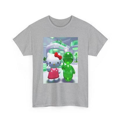 Hello Kitty and Alien Flipping The Bird