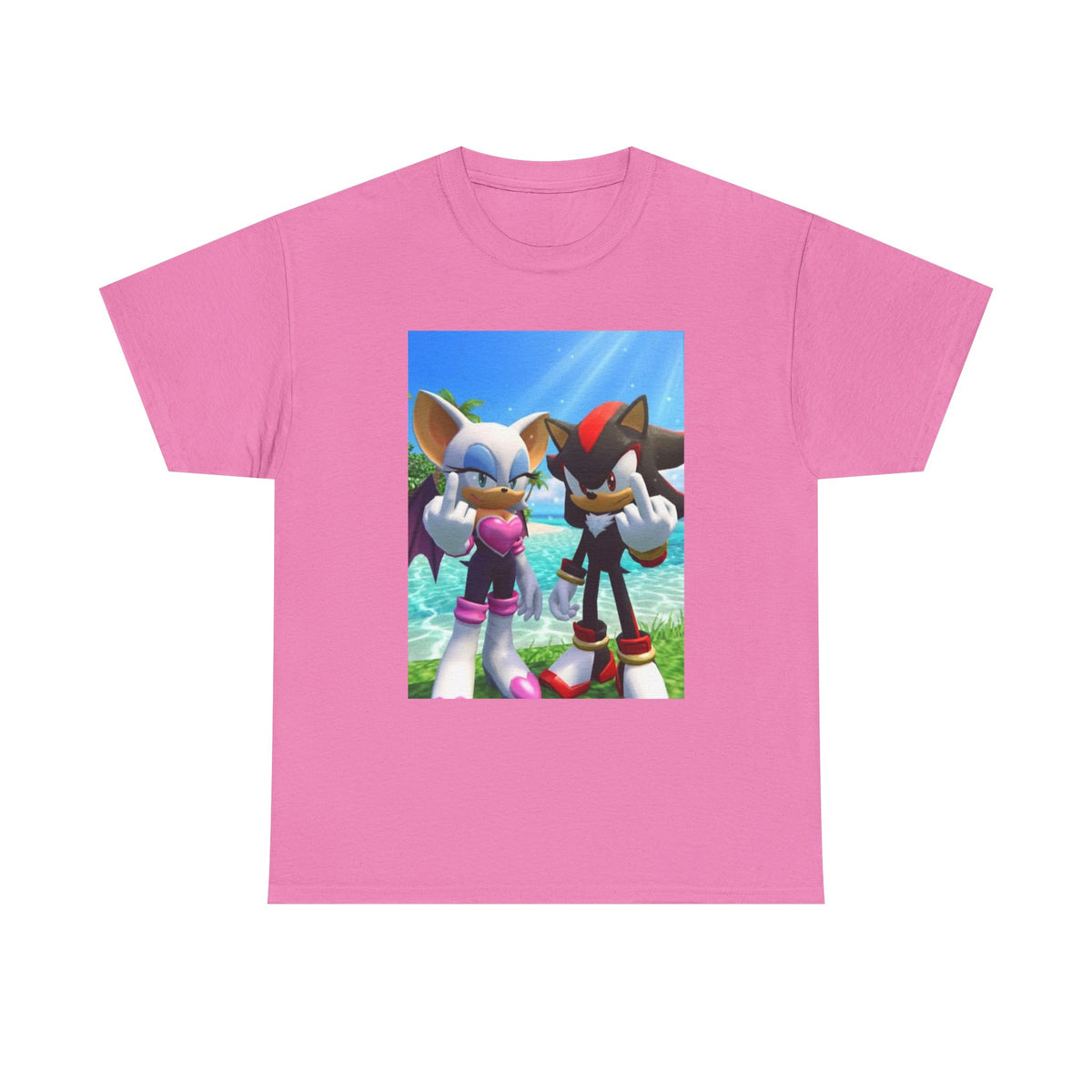 Rouge And Shadow Flipping The Bird Tee (Design 3)