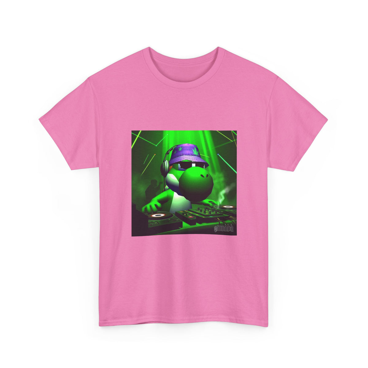 Yoshi DJing With Cannabis Bucket Hat Tee