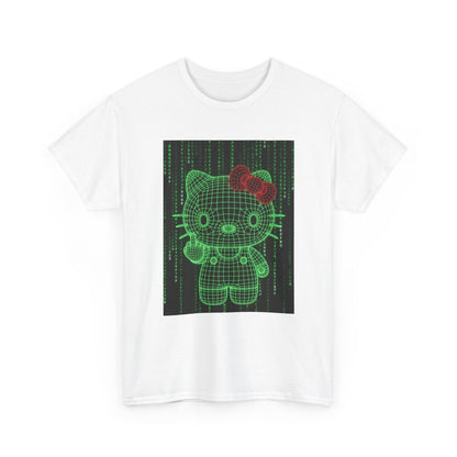 Cyber Hello Kitty Flips The Bird Tee