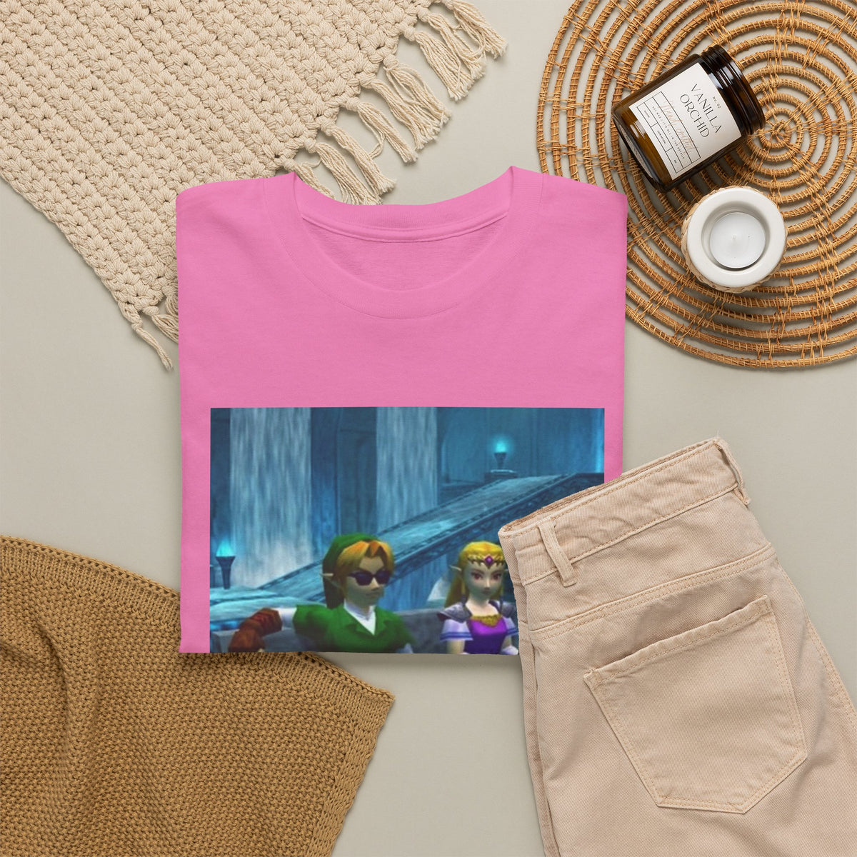 Link And Zelda Chilling In Zora's Domain