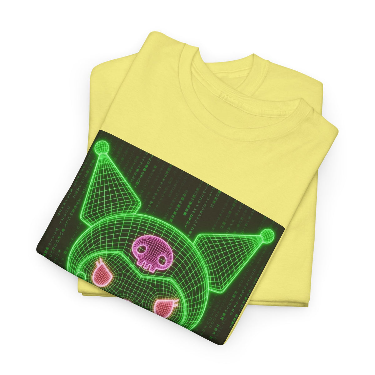 Kuromi Flipping The Bird Matrix Tee