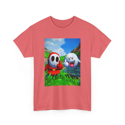 Shy Guy And Boo Flipping Off Tee