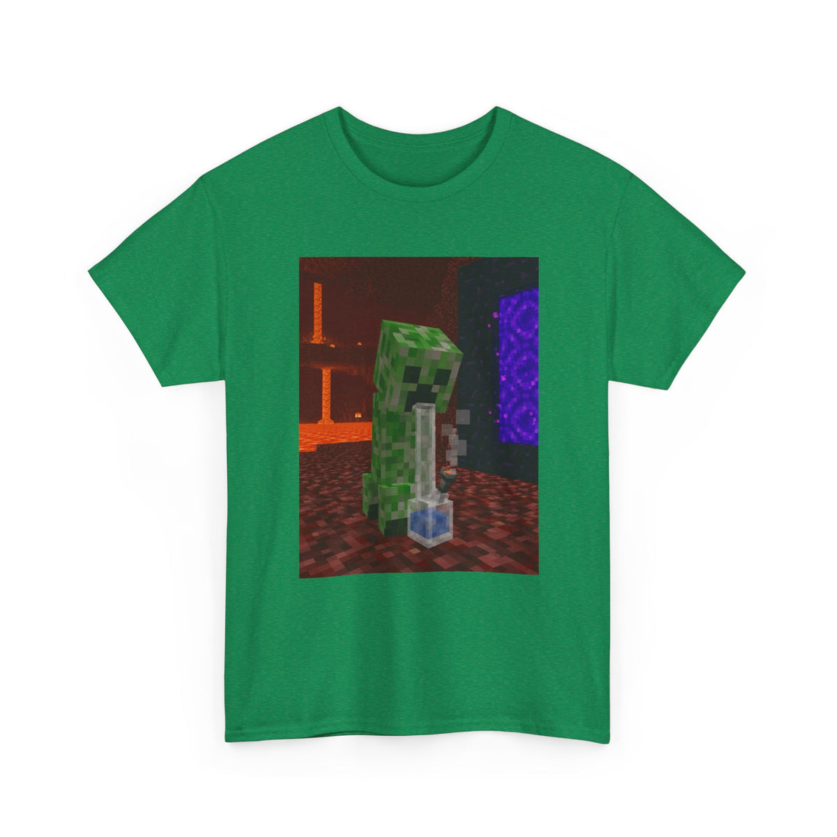 Creeper Hits The Bong In The Nether