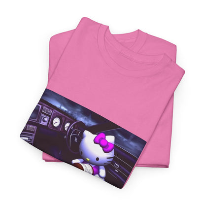 Hello Kitty Pours Lean In Car Tee