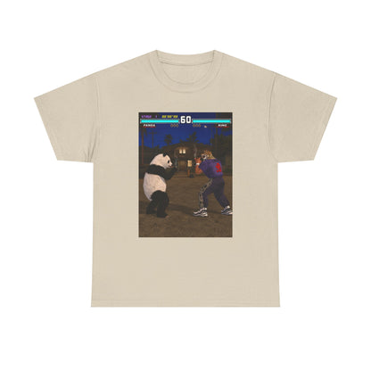 Panda And King Smoking Cigars Street Fight Tee