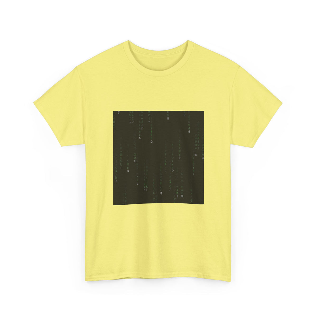 Neon Figure In Cyber Shower Tee