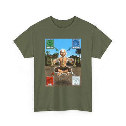 Avatar Meditating With Four Elements Bongs