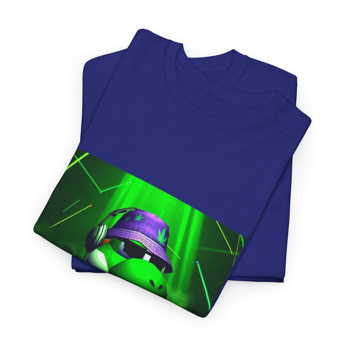 Yoshi DJing With Cannabis Bucket Hat Tee