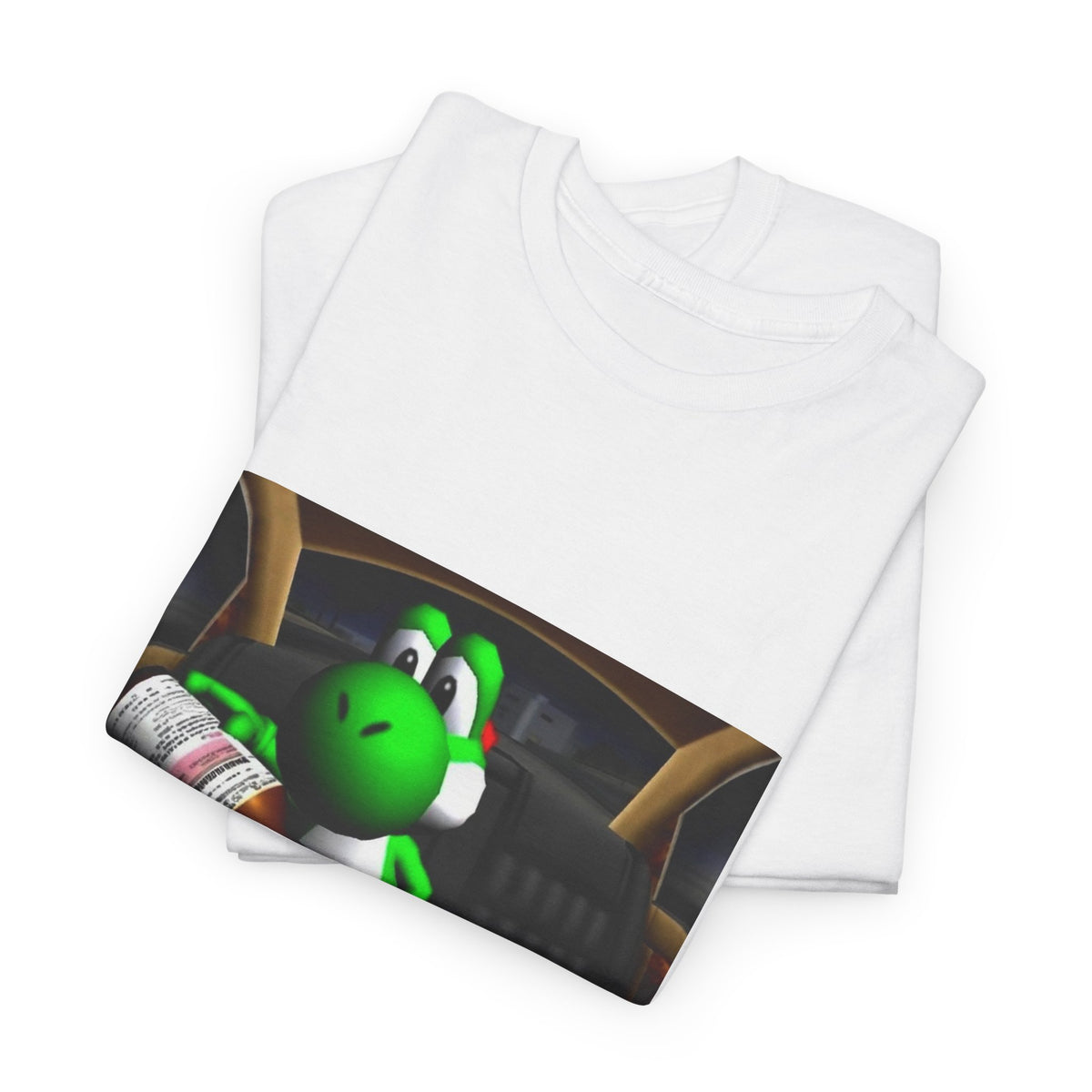 Yoshi Pouring Up Lean In A Car
