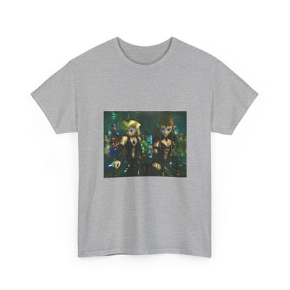 Princess Peach and Zelda DJing with Friends Tee