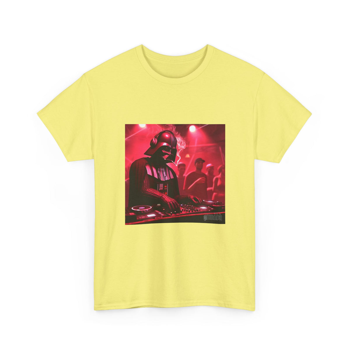 Darth Vader DJ Mixing And Smoking Tee