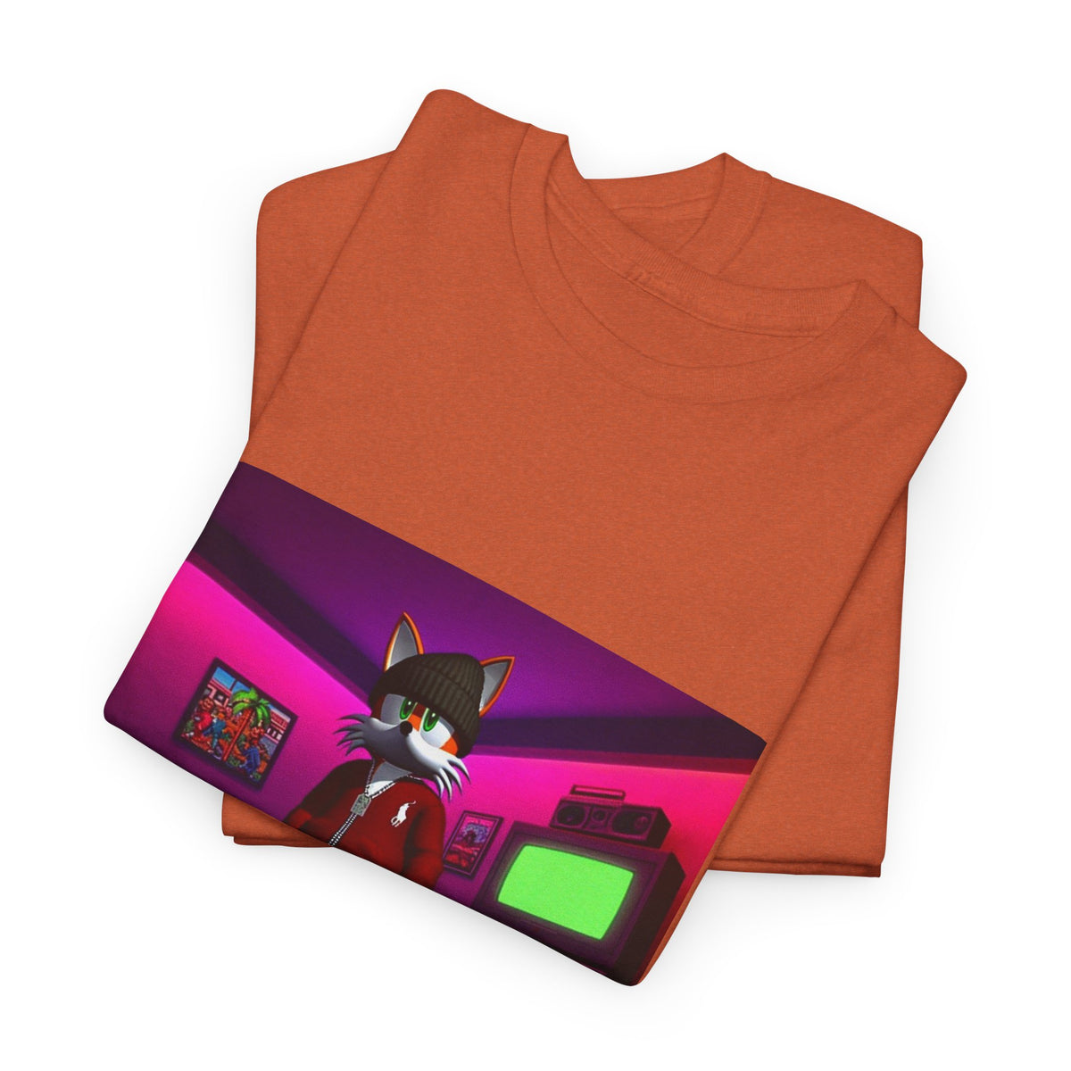 Swagged-Out Fox In Retro Chill Pad