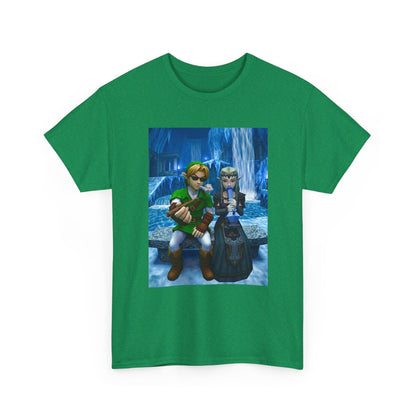Stoner Link and Zelda Chillin' in Zora's Domain