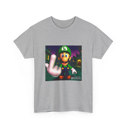 Luigi Giving The Finger Ghostly Manor