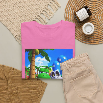 Yoshi And Dry Bones Flipping The Bird Tee (Design 6)