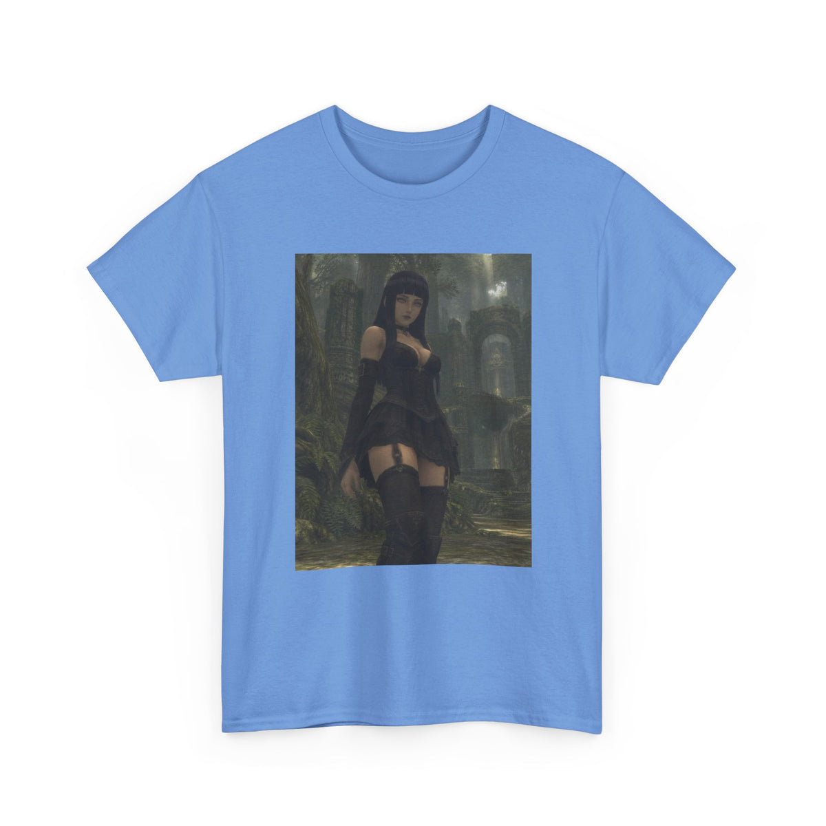 Gothic Byakugan Hinata In Ruined Forest