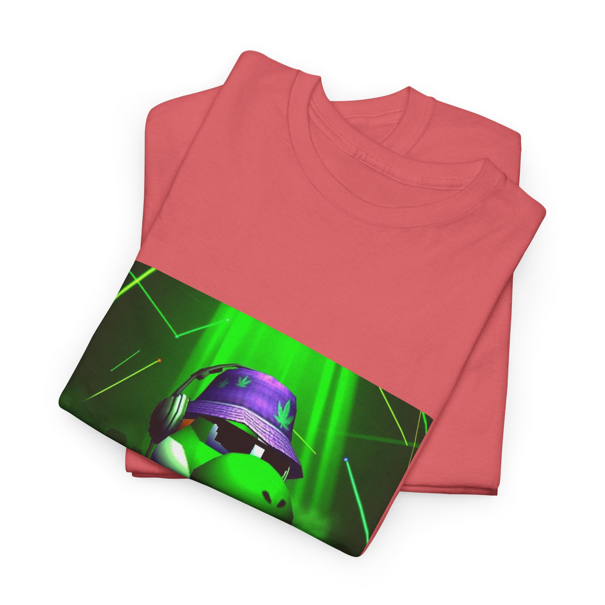 Yoshi DJing With Cannabis Bucket Hat Tee