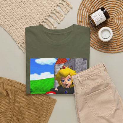 Princess Peach Flipping The Bird Tee
