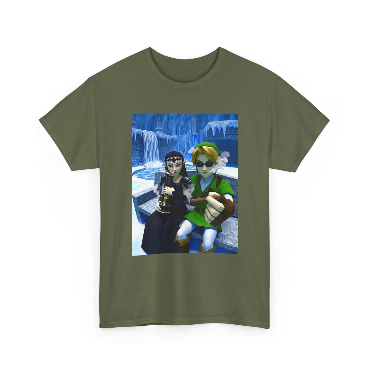 Goth Zora And Link Chilling Icy Plateau
