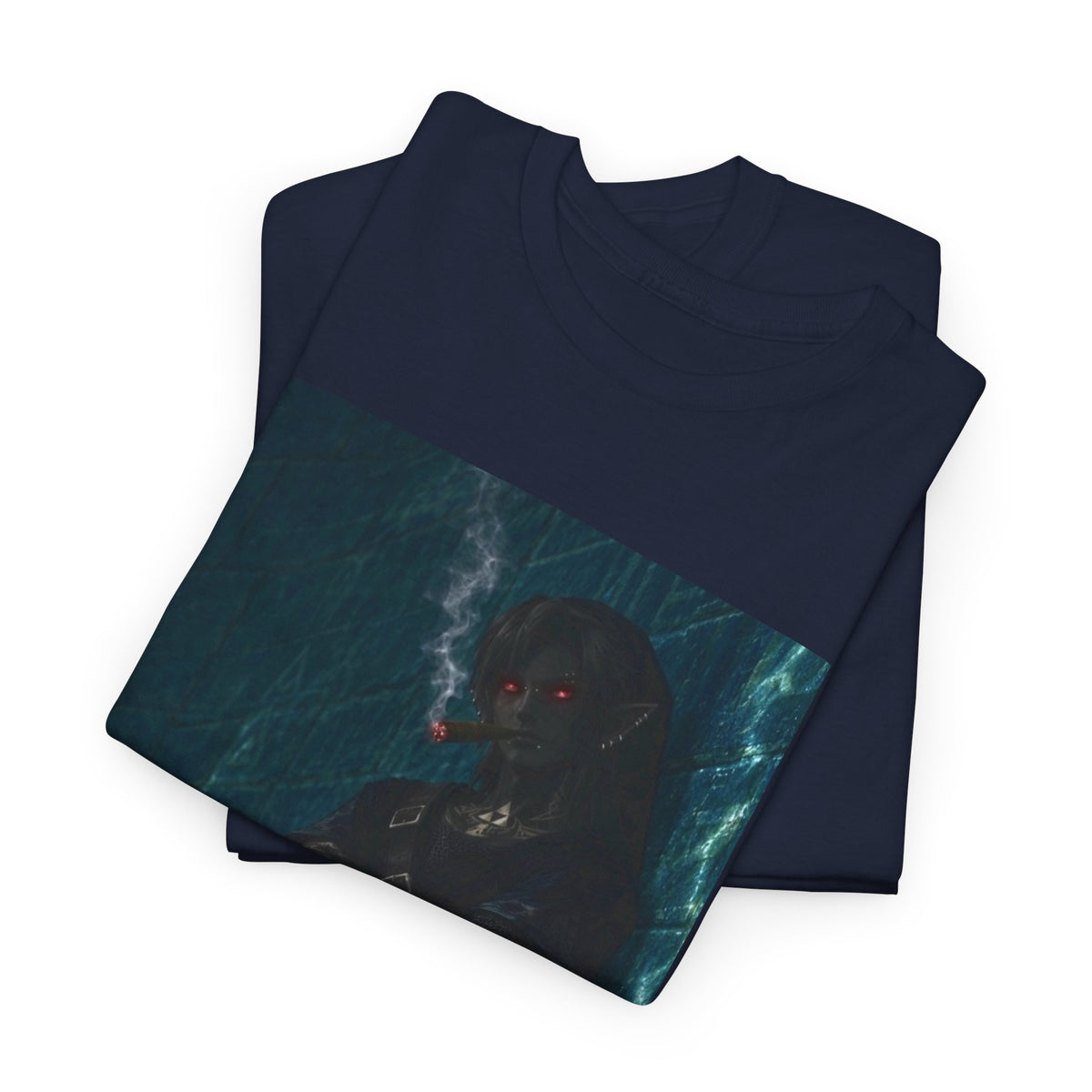 Dark Link Smoking A Lit Cigar Tee