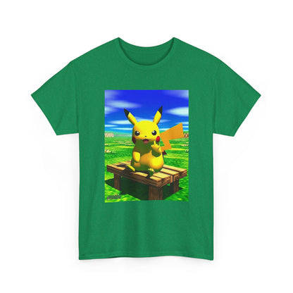 Pikachu Giving The Finger On A Bench