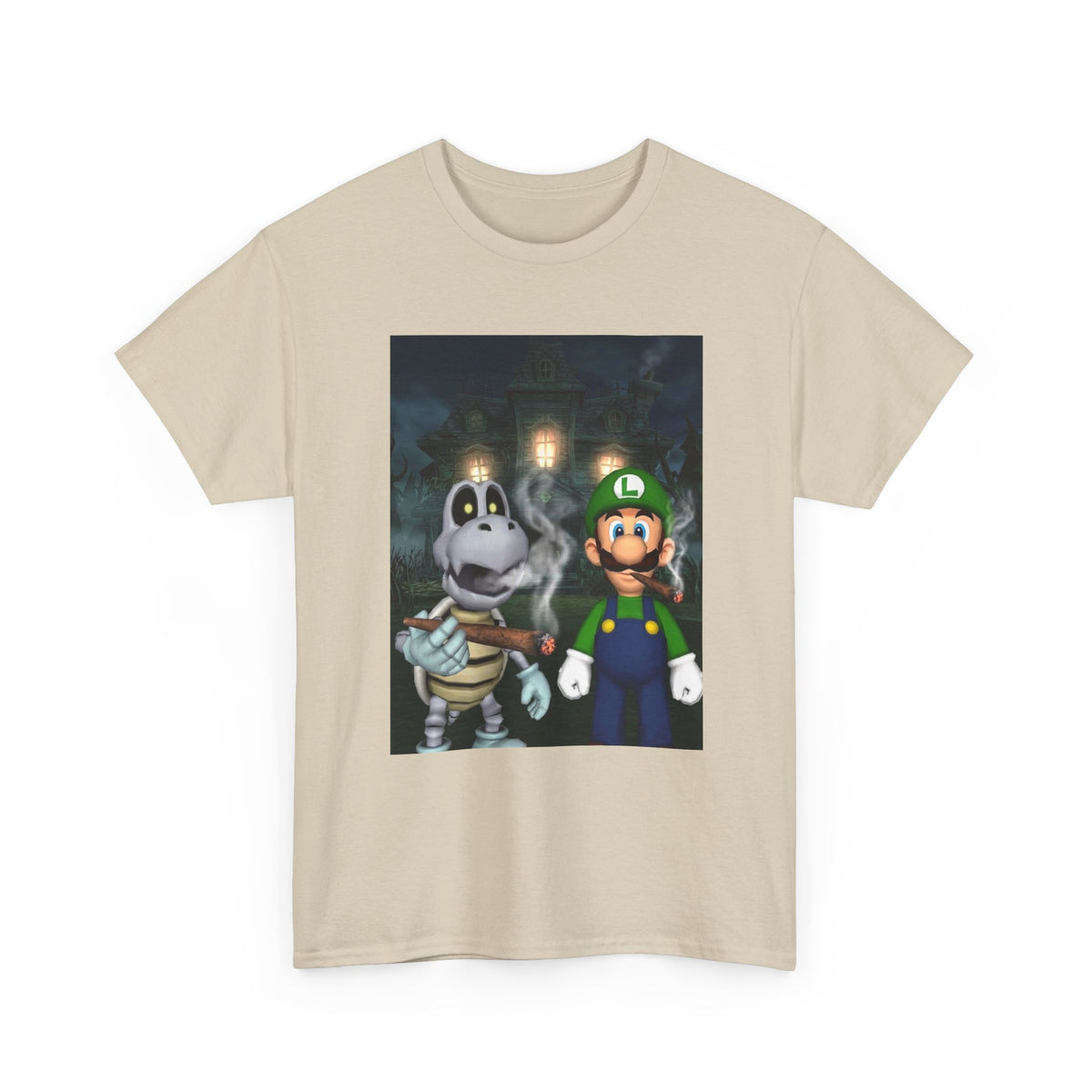 Luigi And Dry Bones Spooky Smoke Session Tee