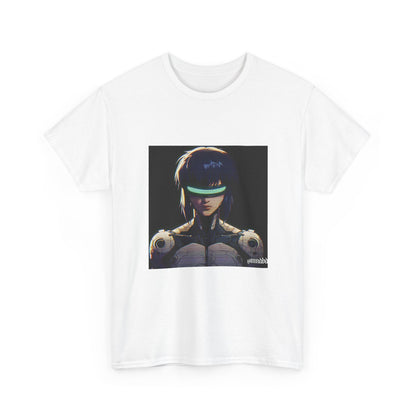Cybernetic Major Motoko Kusanagi Glitch Art Tee