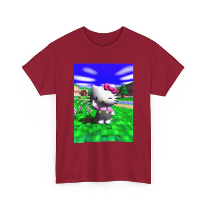 Winking Kitty Flipping The Bird Tee