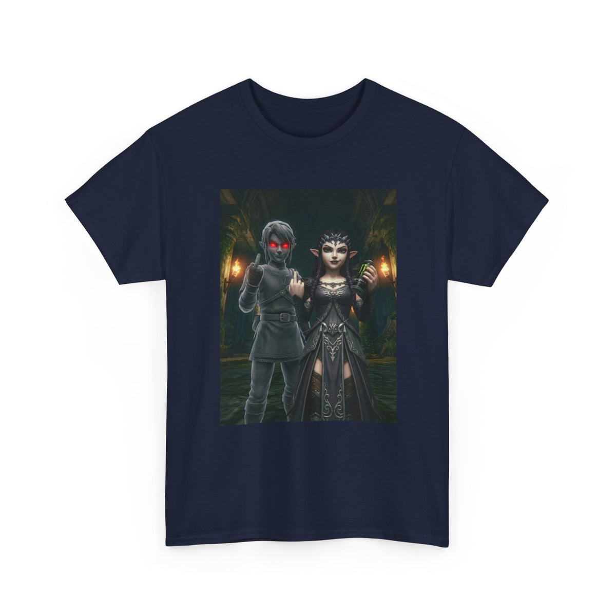 Dark Link And Elf Queen Flipping The Bird