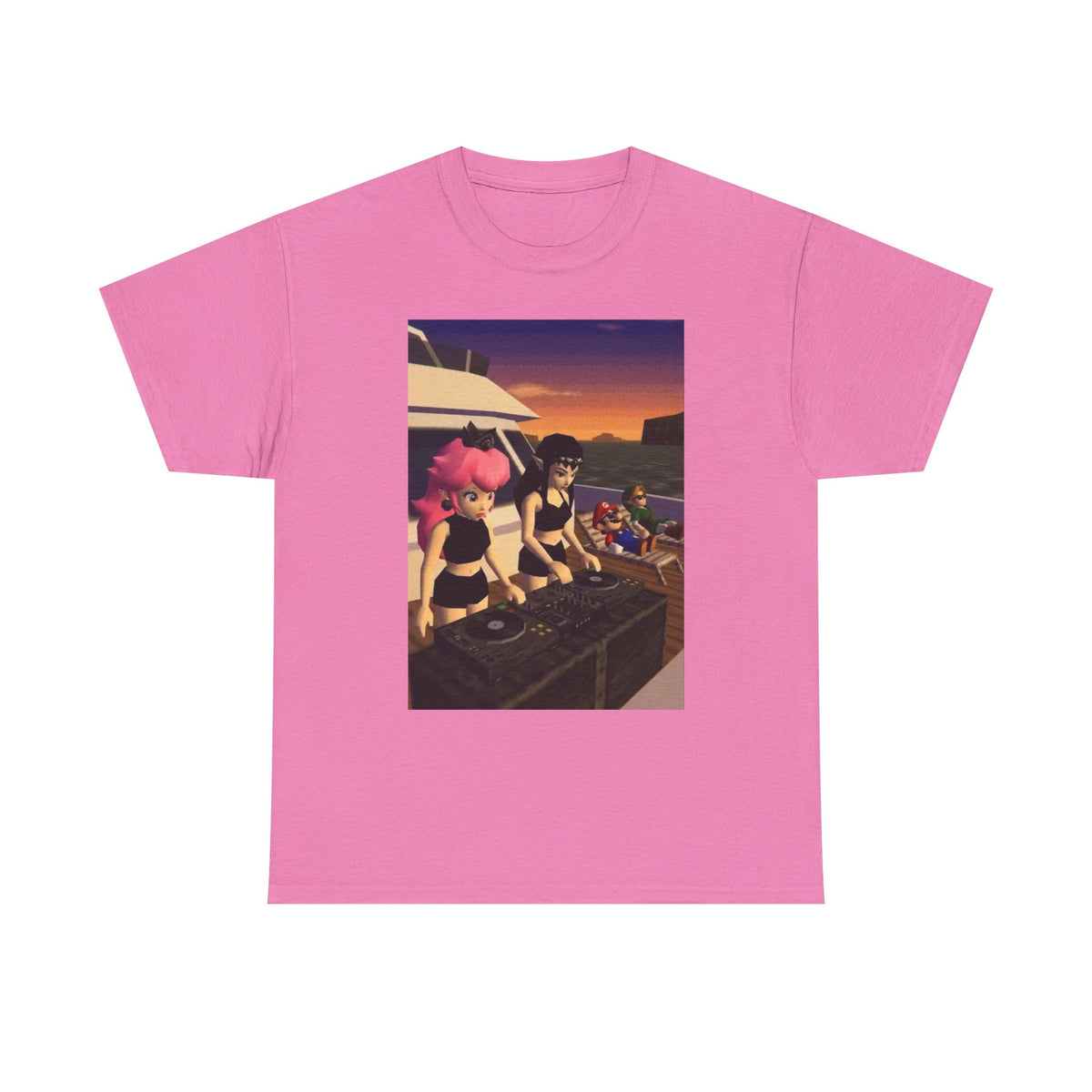 N64 Waifus DJ Yacht Party Tee