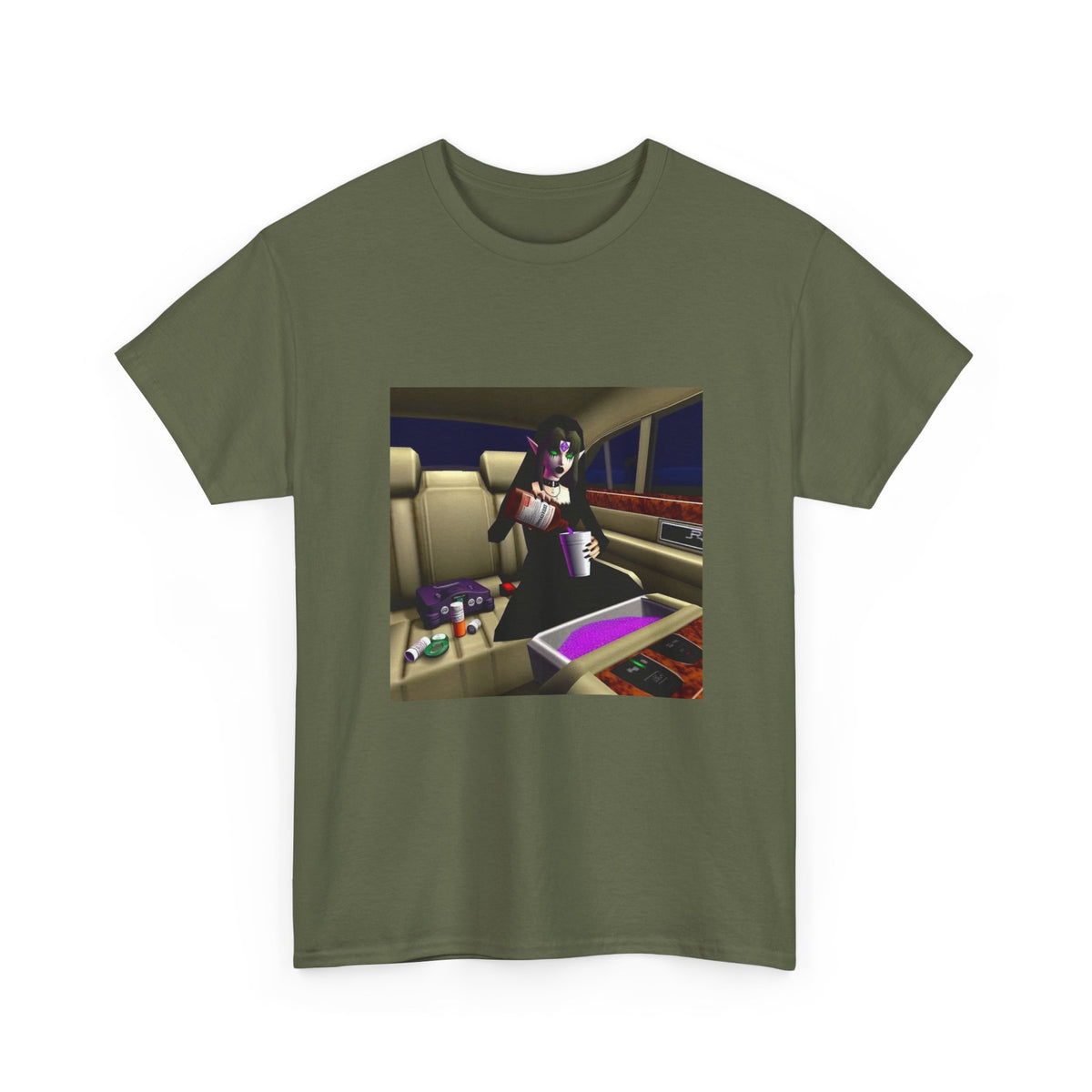 Gothic Elf Pouring Lean In Limousine
